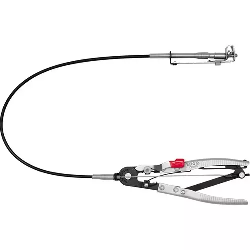 Yato Flexible Hose Clamp 613 mm Cord Length, CrMo 4140 Head Material and 210 mm Length, YT-0653