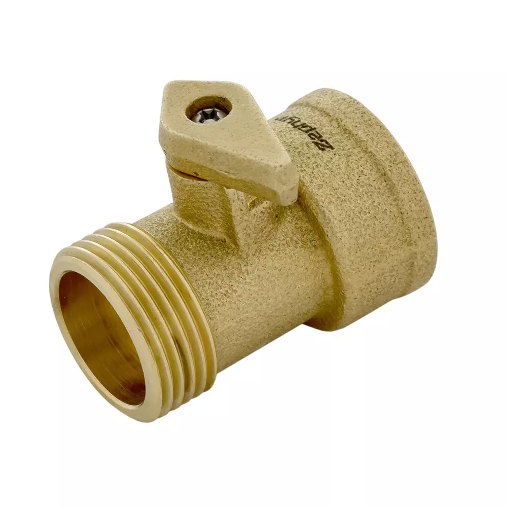 Zephyr Hand Shut Off Valve 3/4 Inch (19.05 mm) Size Gold for Flow Control & Garden Watering, ZTP01