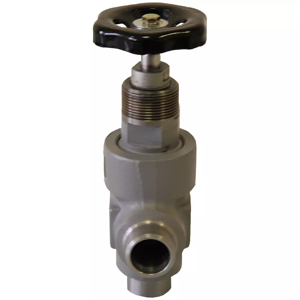 Danfoss Shut-Off Valve Butt Weld Connection Angleway Direction 25 bar 19 mm (3/4 Inch), STC 20