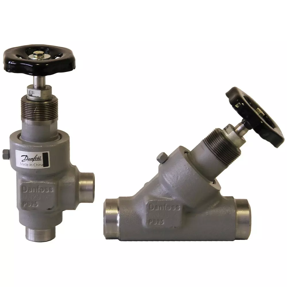 Danfoss Shut-Off Valve Butt Weld Connection Angleway Direction 25 bar 25 mm (1 Inch), STC 25