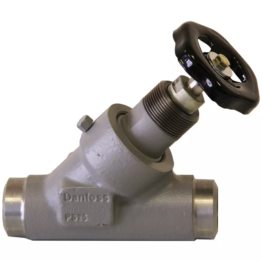 Danfoss Shut-Off Valve Butt Weld Connection Straightway Direction 25 bar 38 mm (1 1/2 Inch), STC 40