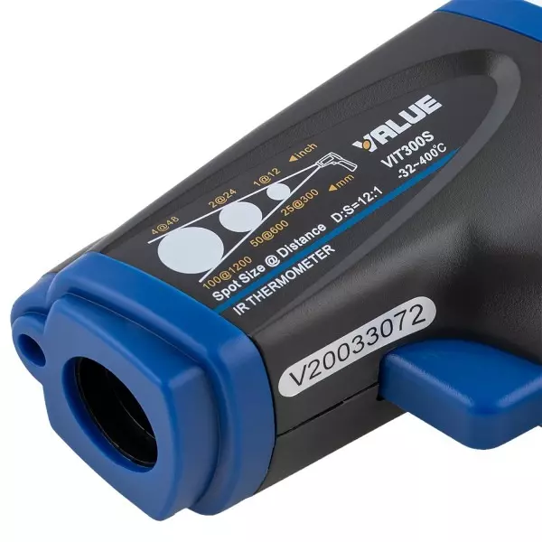 Value Non-Contact Infrared Thermometer 500 ms Response Time Black & Blue, VIT300S