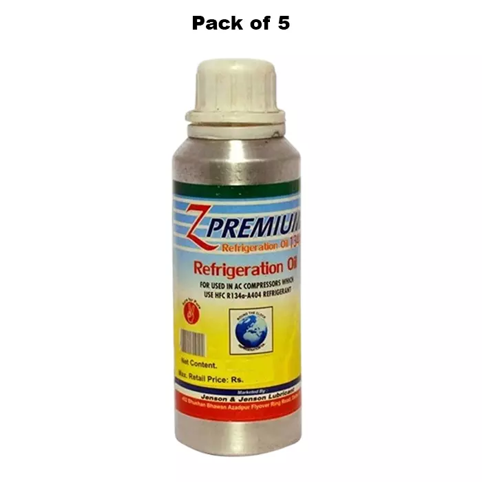 Z Premium 134A Refrigeration Oil 250 ml, 0720YQ49XST (Pack of 5)
