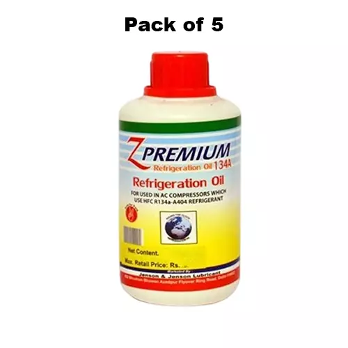 Z Premium 134A Refrigeration Oil 250 ml, 0721YRHRVTL (Pack of 5)
