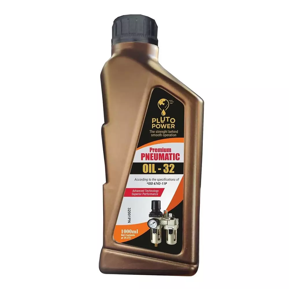 Pluto Power Frl Pneumatic Oil German Quality Liquid Form 1 L Bottle 32 Grade Compatible With All Frl Units & Air Tools