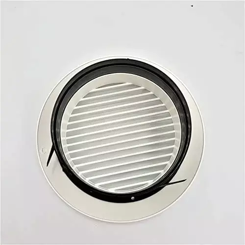 Astberg Grill Round White 75 mm (3 inch), ARG75