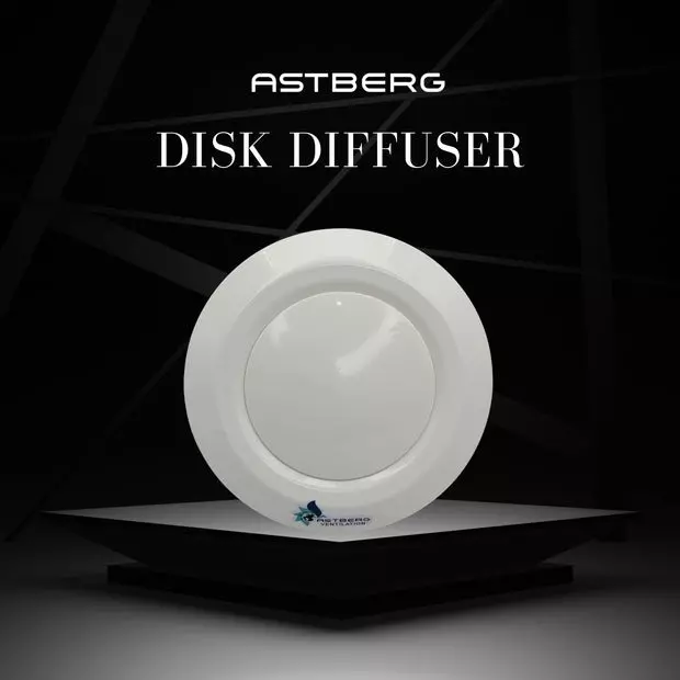 Astberg Diffuser 3 Steps White 100 mm (4 inch), ASD100