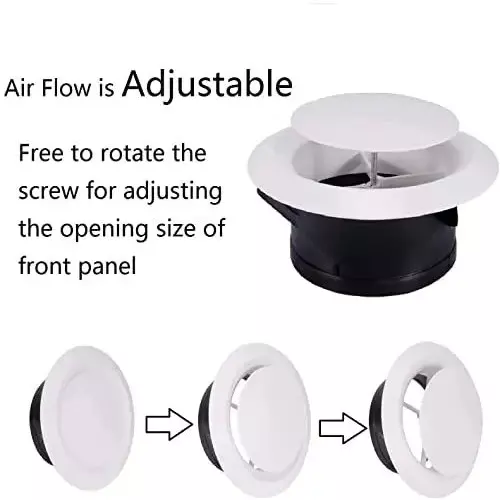 Astberg Diffuser 3 Steps White 100 mm (4 inch), ASD100