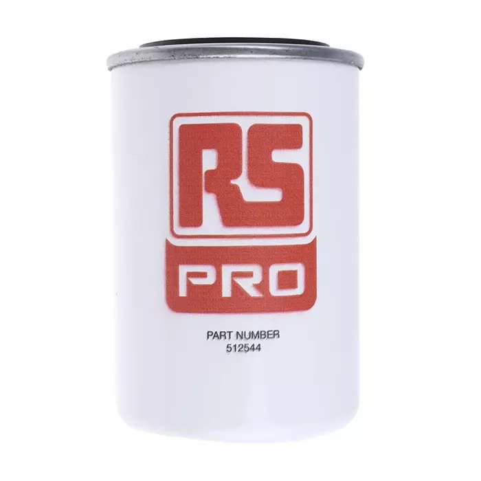 RS PRO 12 bar 3/4in Hydraulic Spin-On Filter Can, 65L/min max, 10μm filtration size Model No 512544