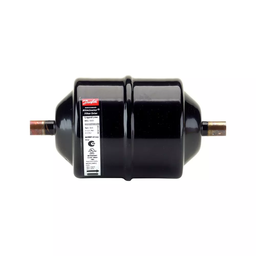 Danfoss DCL 167S Liquid Line Filter Drier Solder ODF Type 22 mm (7/8 inch) Connection Size, 023Z503491