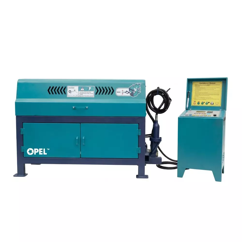 Opel Bar Straightening Machine Three Phase Steel 9 kW Motor Power 54x62 mm Size for Industrial Use, MZ35611