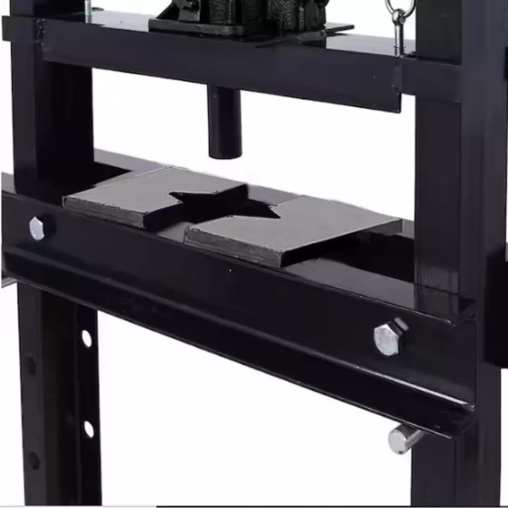 Voltz Hydraulic Floor Press with Press Plates and H Frame, 30 Ton Load Capacity and 60 inch (152.4 cm) Overall Height