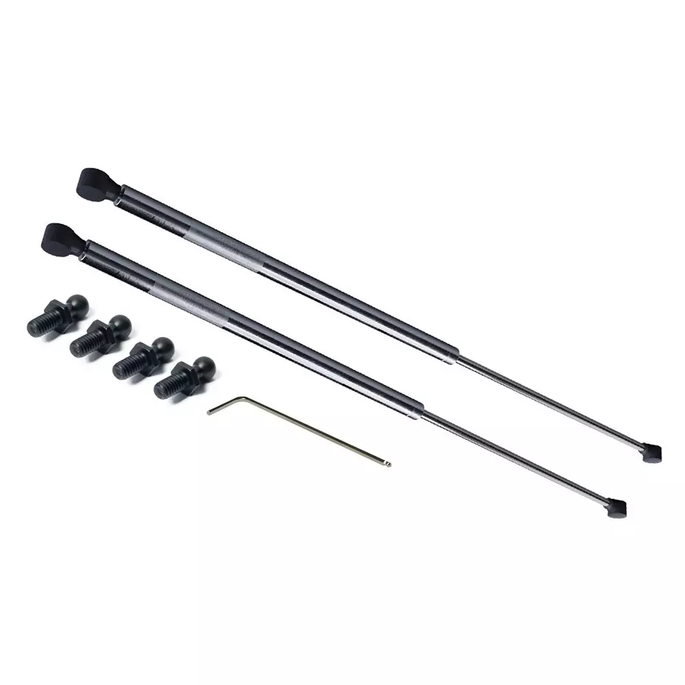 RS PRO Gas Strut Stainless Steel 1200 N 705 mm Extended 300 mm Stroke 10 mm Rod Dia M8 x 12.5 Thread, 2687079