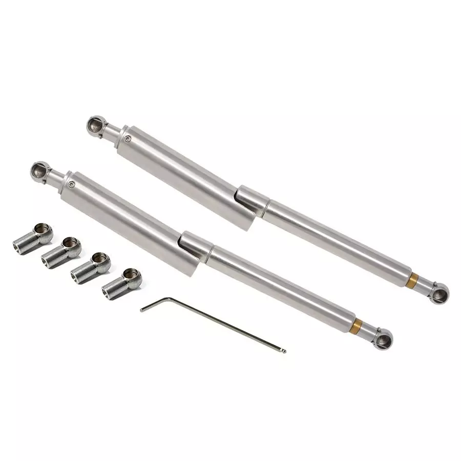 RS PRO Gas Strut Steel 2500 N 950 mm Extended 400 mm Stroke 14 mm Rod Dia M10 x 1.5 Thread, 2687092