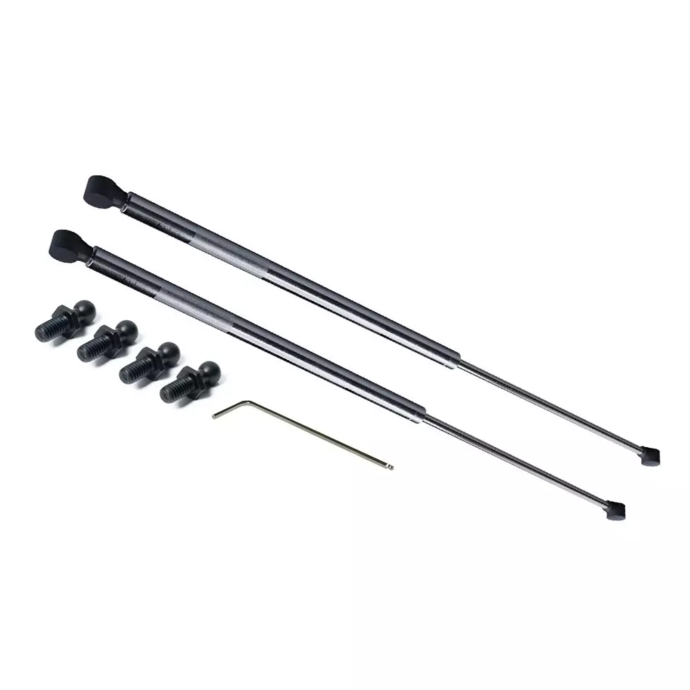 RS PRO Gas Strut Stainless Steel 650 N 500 mm Extended 200 mm Stroke 8 mm Rod Dia M8 x 12.5 Thread, 2687073