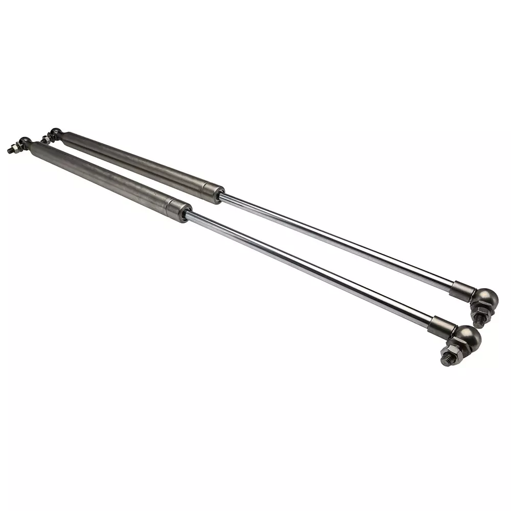 RS PRO Gas Strut Stainless Steel 1200 N 605 mm Extended 250 mm Stroke 10 mm Rod Dia M8 x 12.5 Thread, 2687078