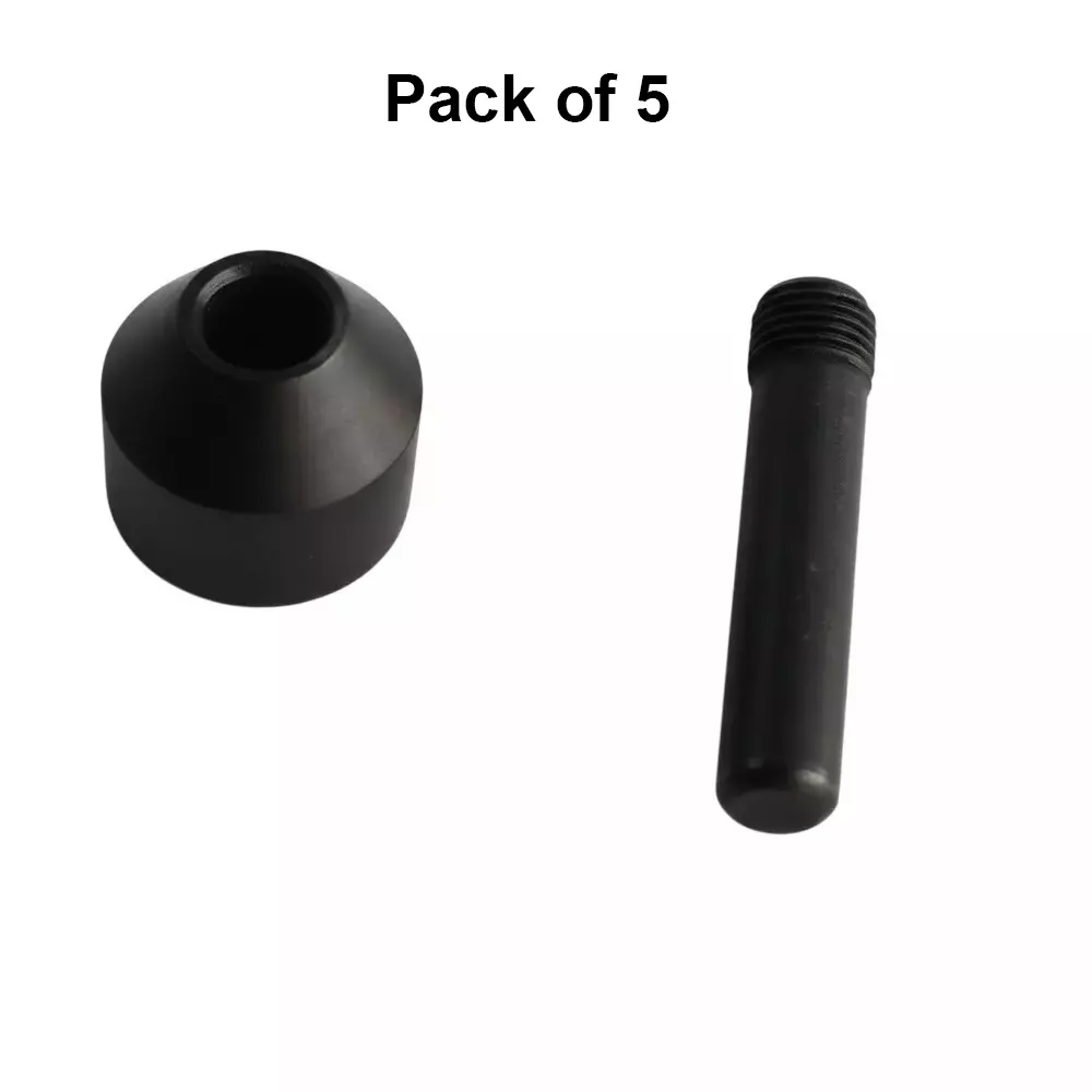 age-tech-mount-head-roller-and-pin-black-color-plastic-body-for-automotive-maintenance-nt201ls-pack-of-5
