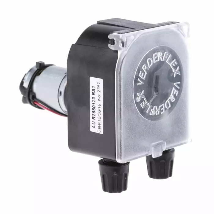 Verderflex Peristaltic Electric Operated Positive Displacement Pump 0.24L/min 1 bar 12 V DC, AU R2550120 RS1