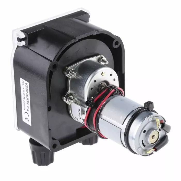 Verderflex Peristaltic Electric Operated Positive Displacement Pump 0.24L/min 1 bar 12 V DC, AU R2550120 RS1