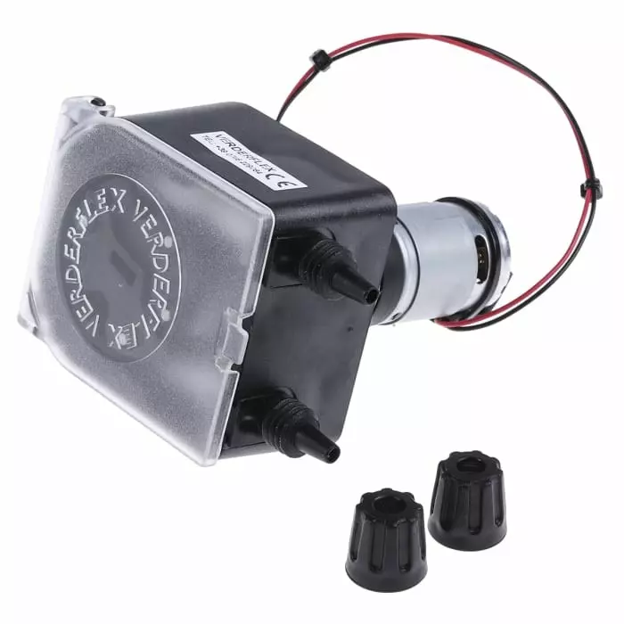 Verderflex Peristaltic Electric Operated Positive Displacement Pump 0.12L/min 1 bar 12 V DC, AU R2550060 RS1