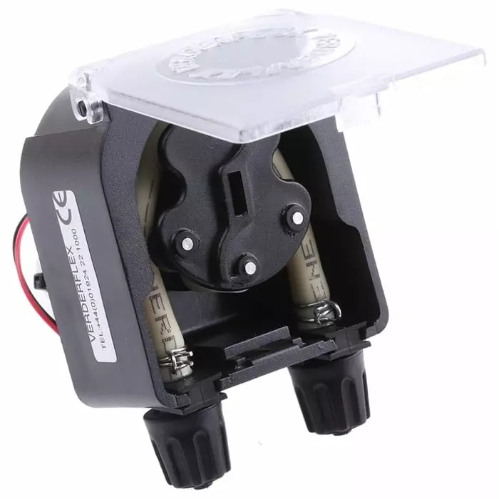 Verderflex Peristaltic Electric Operated Positive Displacement Pump 0.06L/min 1 bar 12 V DC, AU R2550030 RS1