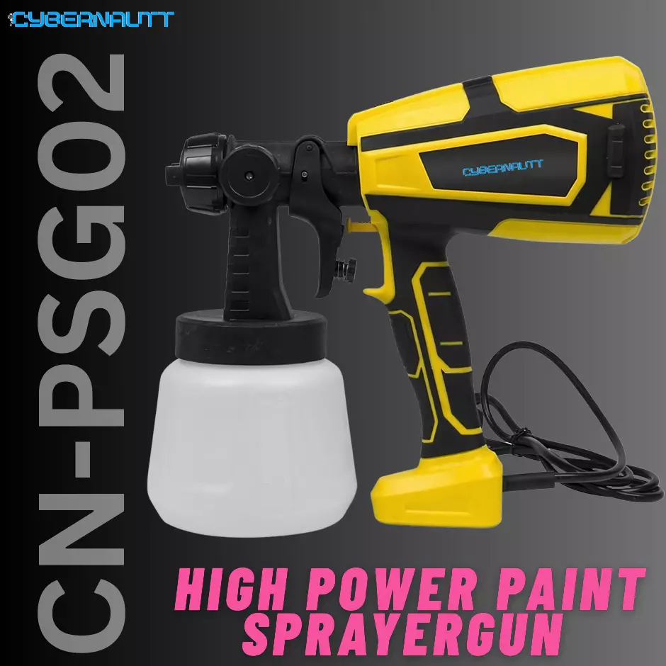 Cybernautt Paint Sprayer With 800 ml Container 32000 RPM Motor Speed 600 W, CN-PSG02