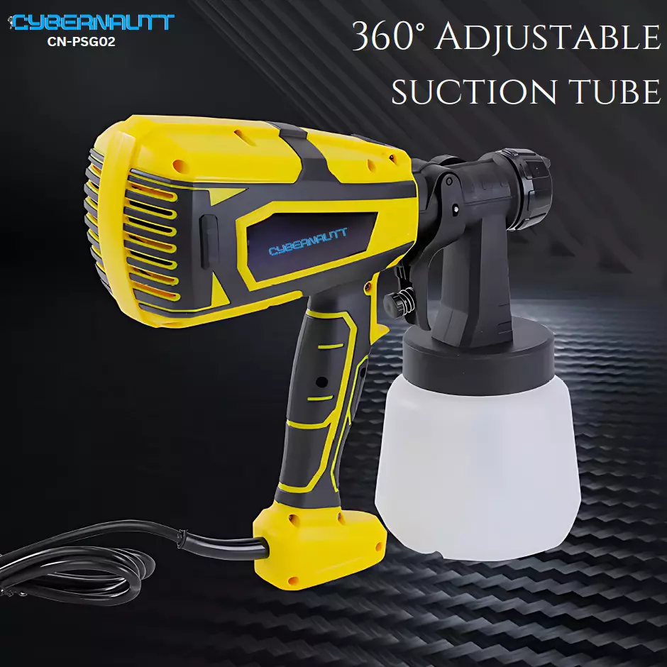 Cybernautt Paint Sprayer With 800 ml Container 32000 RPM Motor Speed 600 W, CN-PSG02