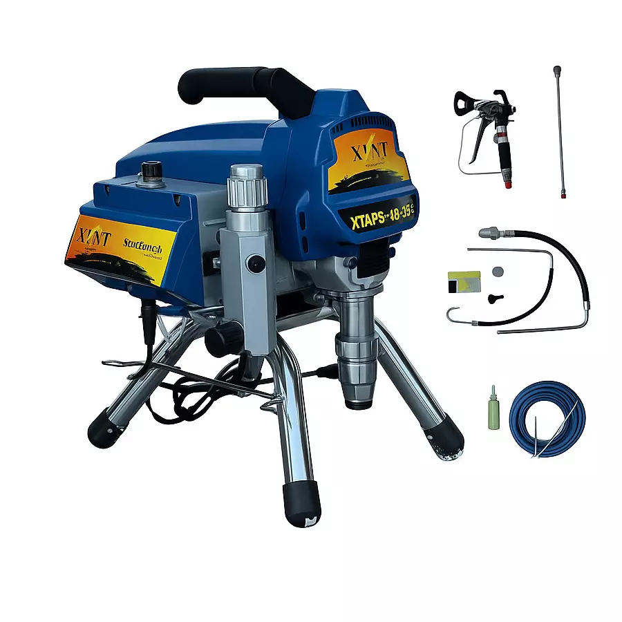 XLNT Airless Sprayer 1500 W Power 2.2 L/Min Flow Rate Electric Corded, XTAPS 177-695