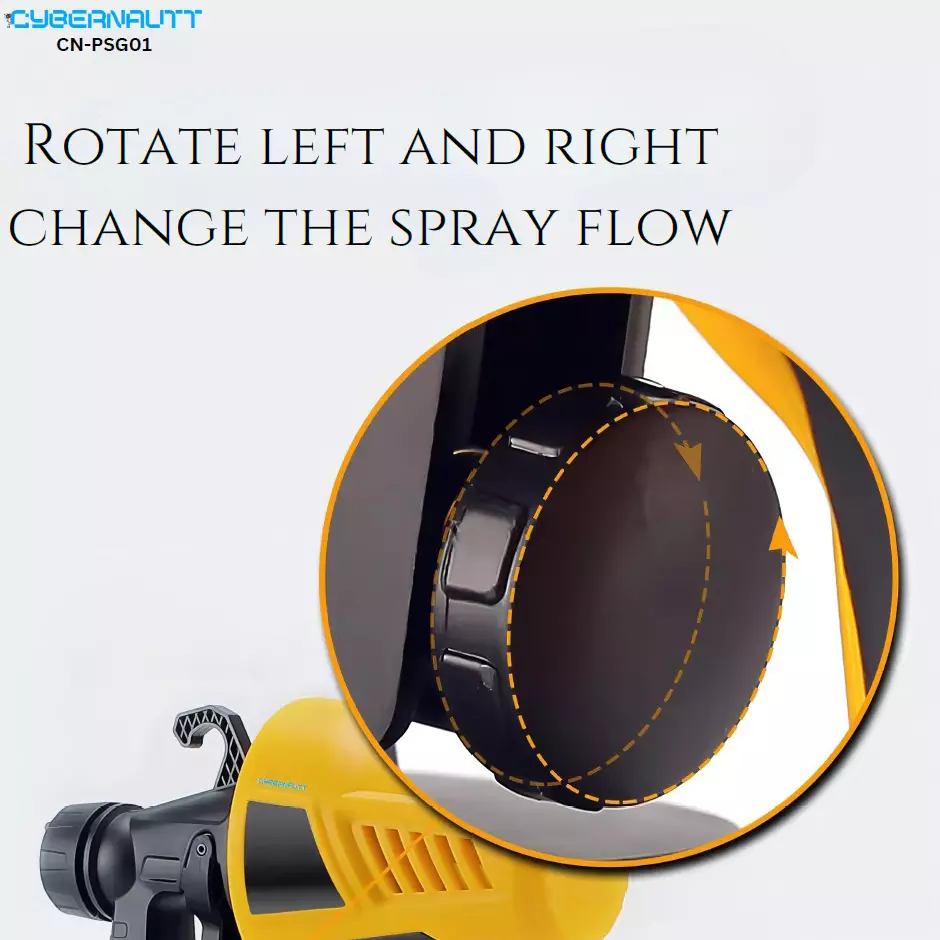 Cybernautt Paint Sprayer With 800 ml Container 32000 RPM Motor Speed 500 W, CN-PSG01