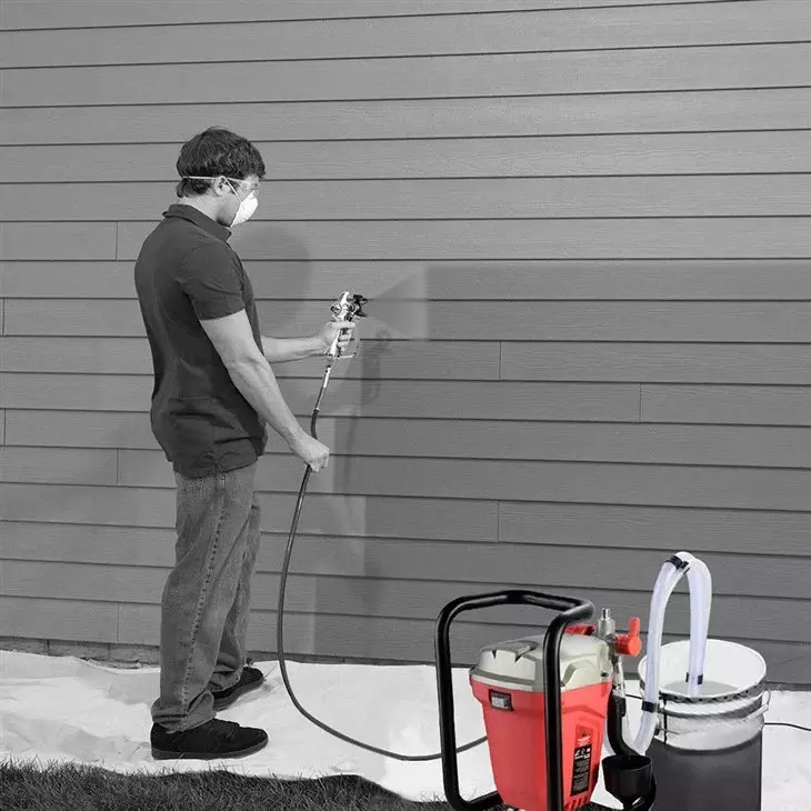 XLNT Airless Sprayer 750 W Power 1.2 L/Min Flow Rate Electric Corded, 8626