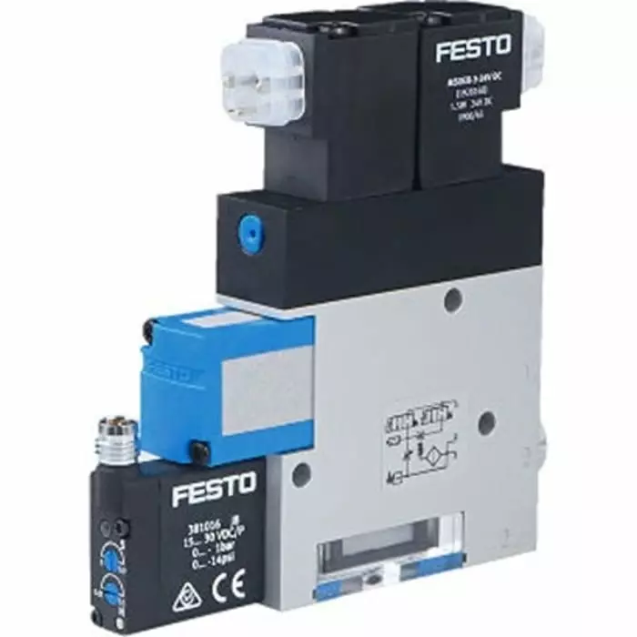 Festo Vacuum Generator, 0.7 mm nozzle, 8 bar, VADMI Series, VADMI-70-LS-N