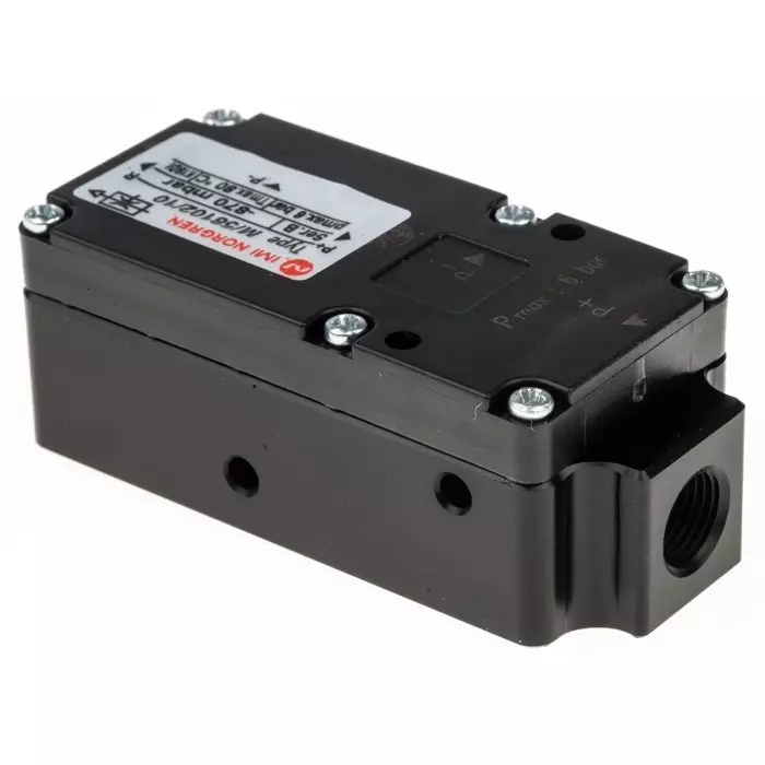 Norgren Vacuum Pump 7 mm nozzle -0.87 bar 80L/min M/58102 series, M/58102/10