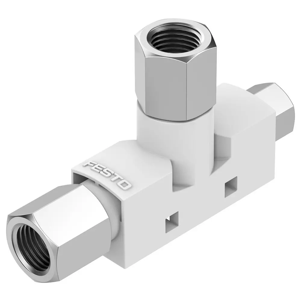 FESTO Vacuum Generator T-Shape Design 1 - 8 Bar Operating Pressure 0 °C - 60 °C Media Temperature, 193502