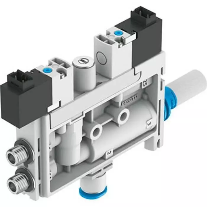 Festo Vacuum Generator, 0.95 mm nozzle, 4.1 bar 21L/min, OVEL Series, OVEL-10-H-15-P-VQ6-UC-C-A-H3