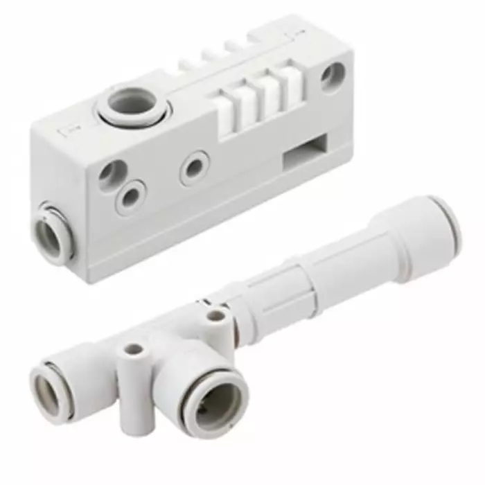 SMC Vacuum Ejector, 1.3 mm nozzle, -88kPa 40L/m inch, ZH Series, ZH13DSA-08-10-10N