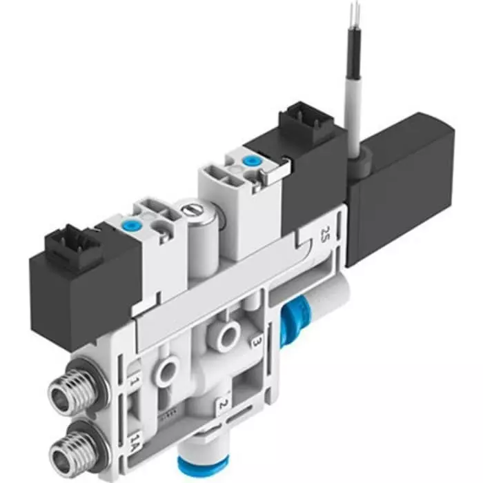Festo Vacuum Generator, 0.45 mm nozzle, 4.4 bar 4L/min, OVEL Series, OVEL-5-H-10-P-VQ4-UC-C-A-V1PNLK-H3