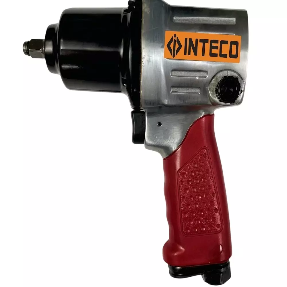 INTECO 3/8 Inch (9.5 mm) Square Drive Air Impact Wrench 340 Nm Torque 9000 RPM Speed, PAT 103