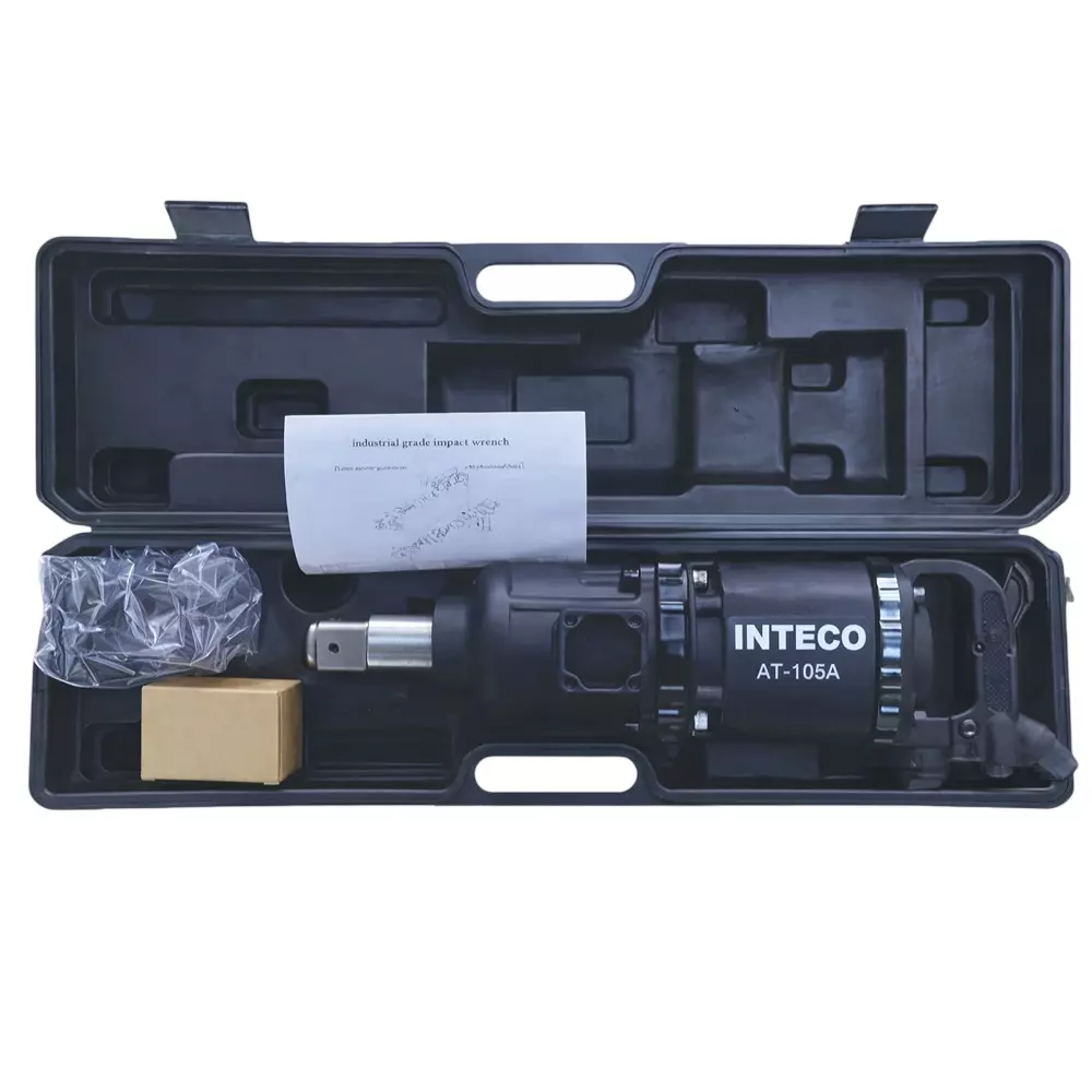 INTECO 1-1/2 Inch (38.1 mm) Square Drive Impact Wrench 4800 Nm Torque 5000 RPM Speed, AT 105A