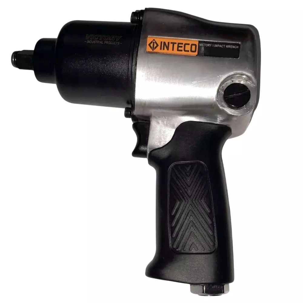 INTECO 1/2 Inch (12.7 mm) Square Drive Air Impact Wrench 680 Nm Torque 7000 RPM Speed, AT 439