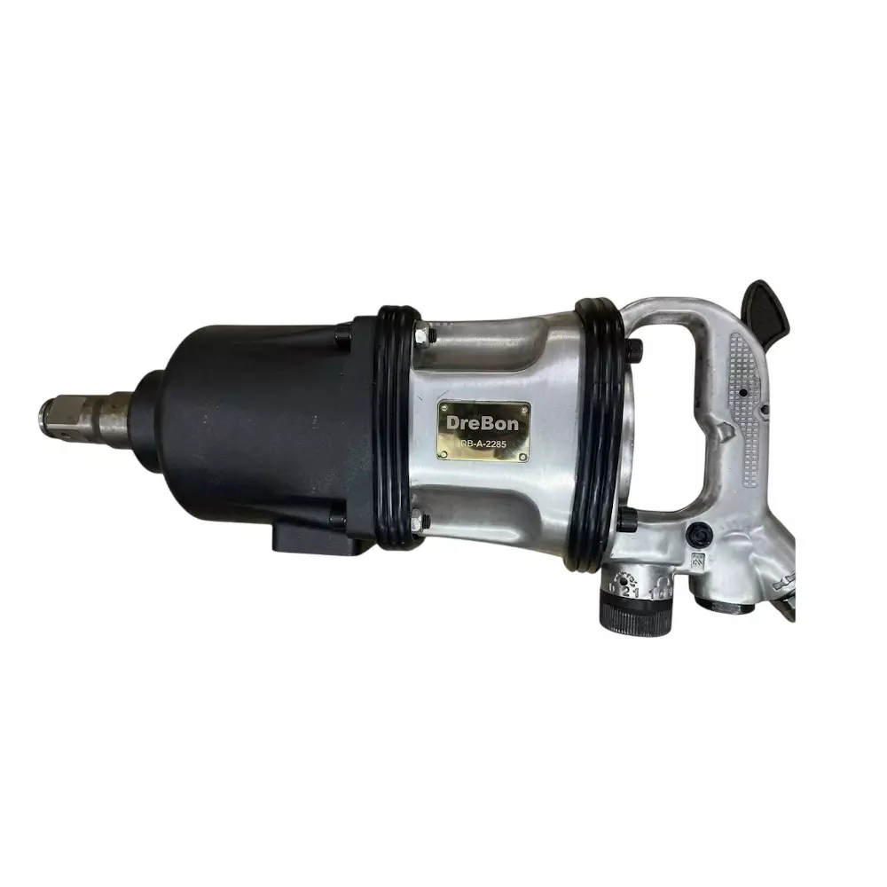DreBon Air Impact Wrench Kit With Sockets 1 Inch (25.4 mm) Square Drive Size Black & Silver 3200 rpm Speed, DB-I-3200S
