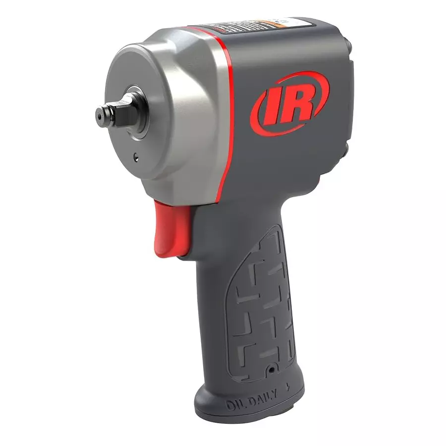 INGERSOLL RAND 9.52 mm (3/8 inch) Compact Air Impact Wrench 8000 RPM Speed and 600 Nm Max Torque, 16MAX