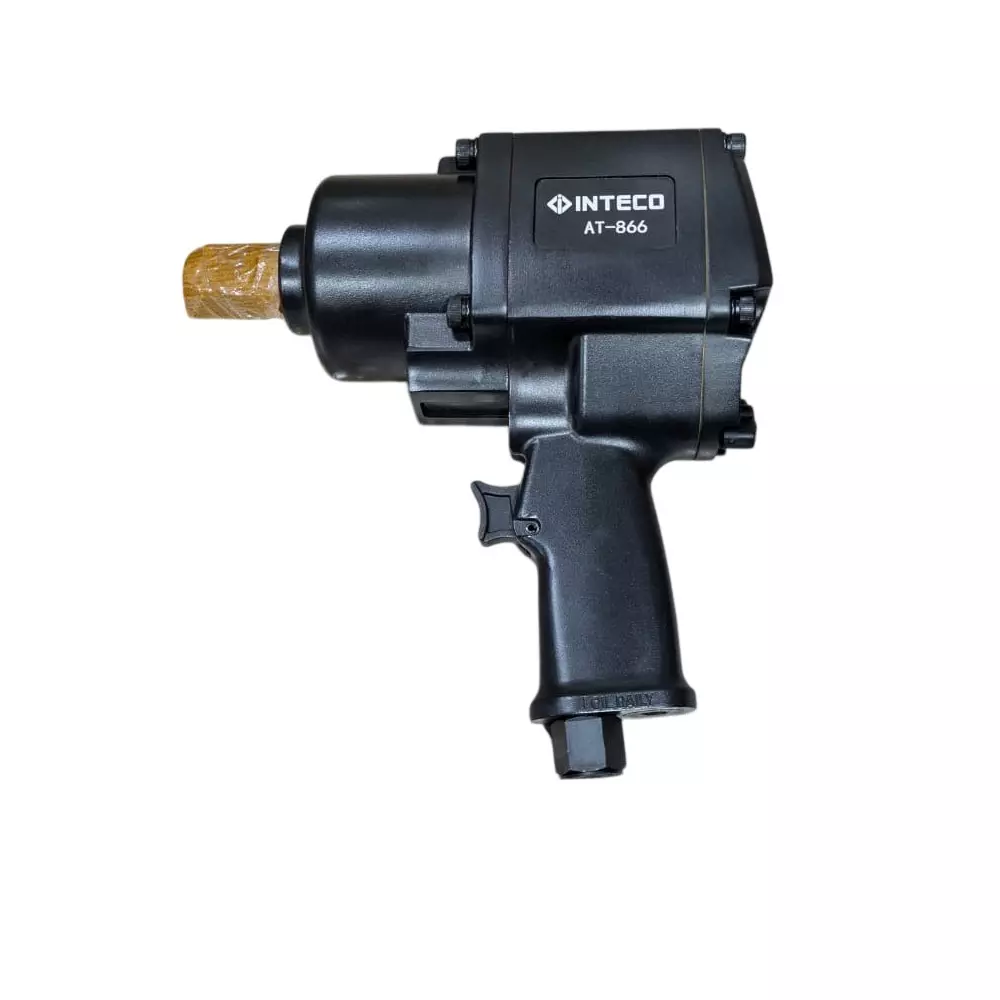 INTECO 1 Inch (25 mm) Square Drive Pistol Type Impact Wrench 2000 Nm Torque 8500 RPM Speed, AT 866