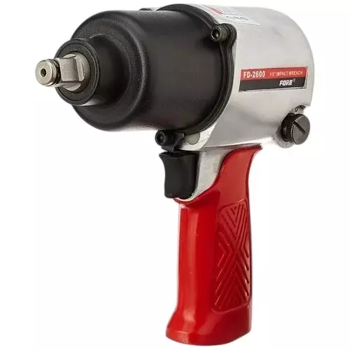 Fore Air Impact Wrenches 12.7 mm (1/2 inch) Square Drive 7000 RPM Twin Hammer/ Handle Exhaust, FD-2600