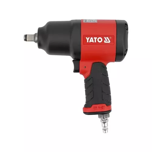 Yato 1/2 inch (12.7 mm) Drive Air Impact Wrench 180 LPM Air Flow and 7400 RPM No Load Speed, YT-09546