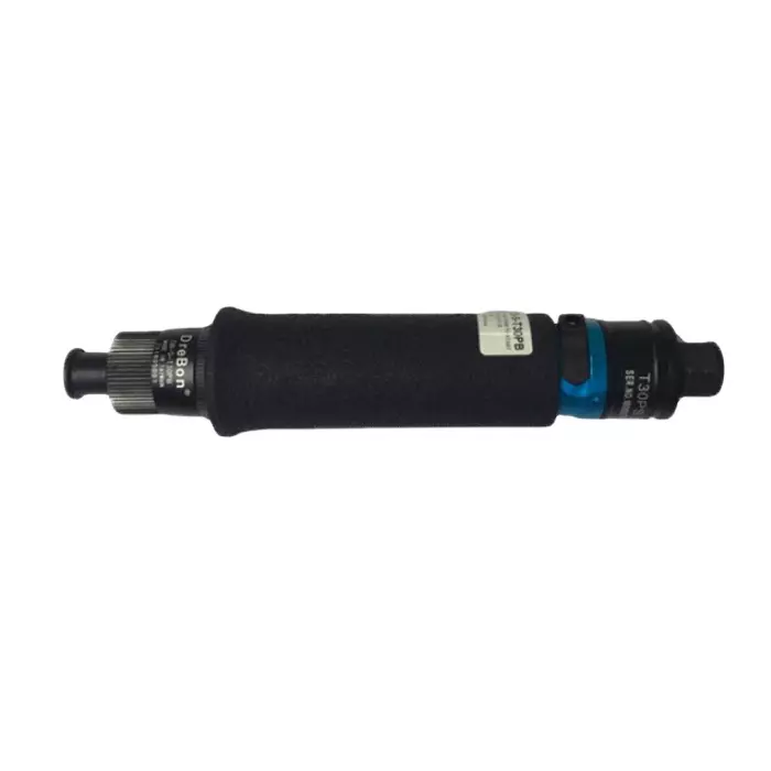 DreBon Push To Start Auto Shut Off Air Screwdriver 1/4 Inch (6.35 mm) Hex Shank Size 215 mm Overall Length 550 RPM 15-95 Kg/cm Torque Range, DB-SD-T60PB
