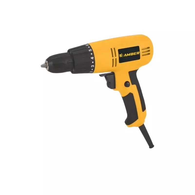 Amber 280 W Screwdriver Drill Machine 750 RPM No Load Speed and 10 mm Drilling Capacity, AM-SD-10 (Without Bits)