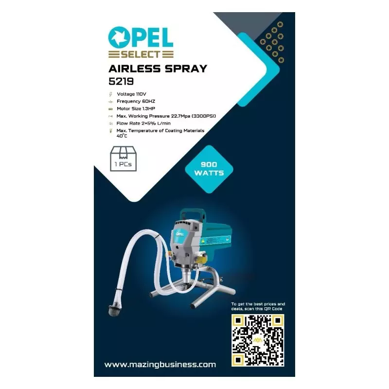 opel-select-airless-spray-machine-2-lmin-flow-rate-40c-temperature-13-hp-power-for-industrial-use-mz10596