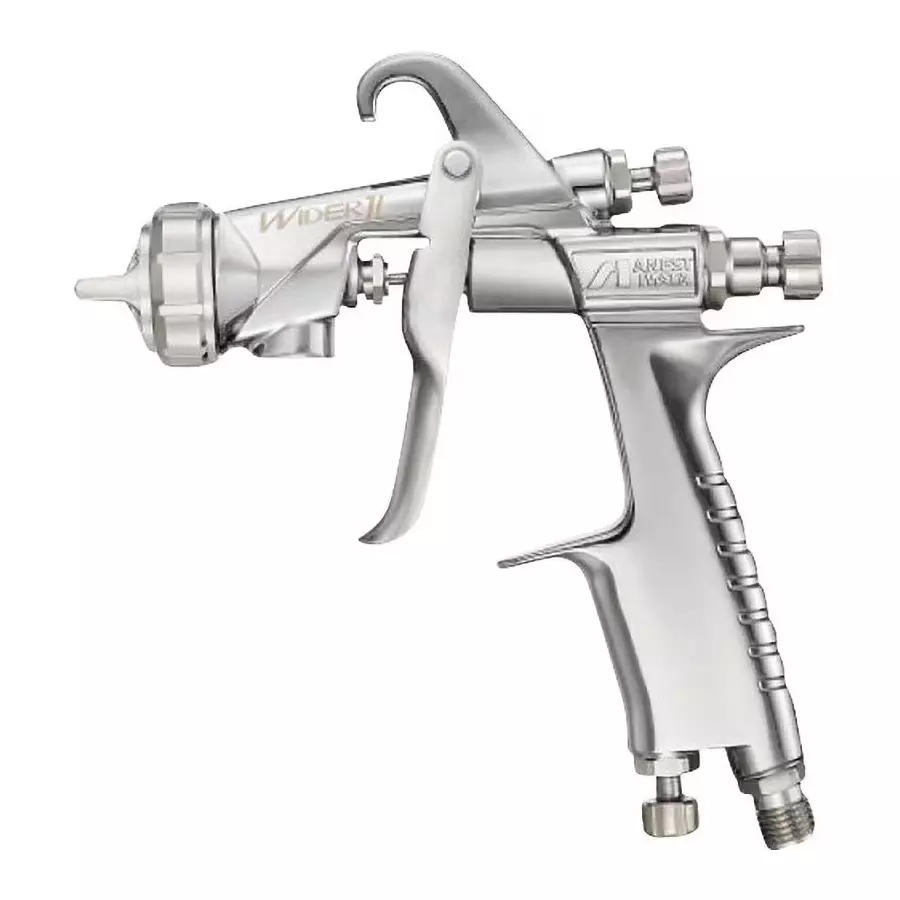 Anest Iwata HVLP Compact Spray Gun Gravity Feed 1.4 mm Nozzle and 220 mm Pattern Opening, WIDER1L-2-14J2G