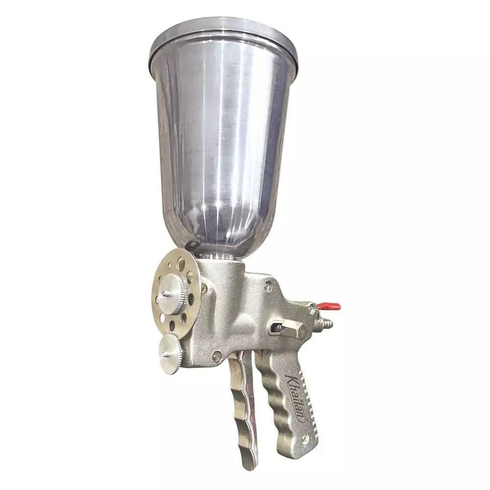 Khaitan Texture Paint Spray Gun with 2 L Capacity, Adjustable Flow Control and Metal Body, TX-10