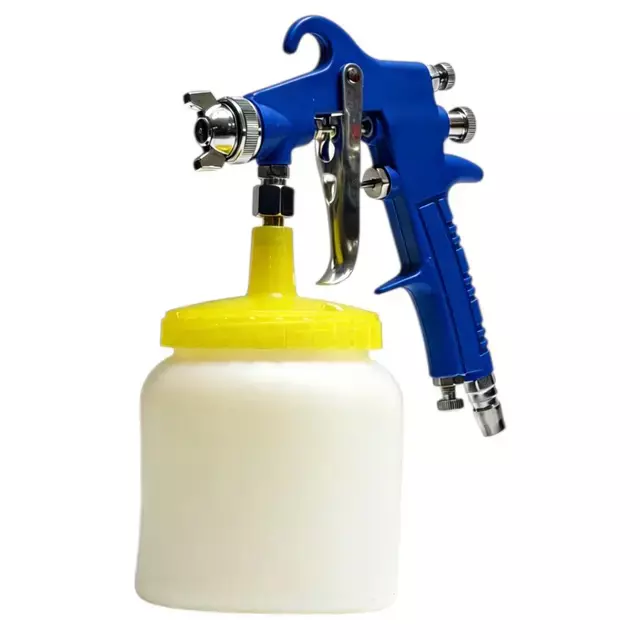 XLNT 750 ml Cup Capacity Spray Gun 1/4 inch (6.35 mm) NPT Air Inlet Used for Painting Walls, Automobiles & More, THSPG45S75